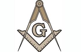 set square and compass Freemason symbol